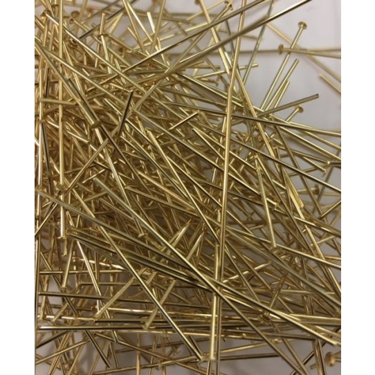 4mm nail END plated brass silver or gold in France