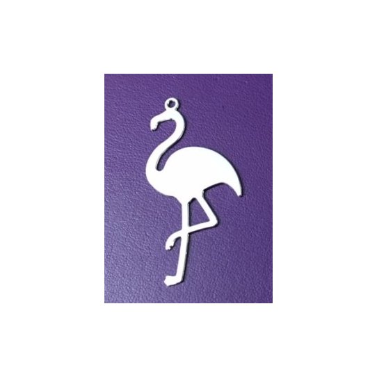 5 Pendants Large Flemish pink 5cm brass plated Silver or Gold 3pcs EN