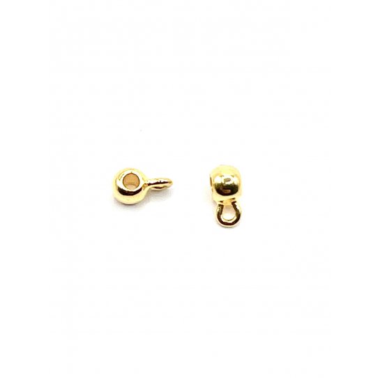 Accroche breloque pour cuir rond 2.5mm 