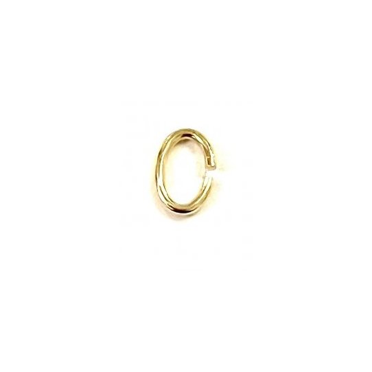 Anneaux ovales 12x8mm plaqu argent vif 10microns ou or pl FR