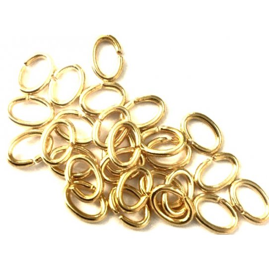 Anneaux ovales 7.50 x 5 mm