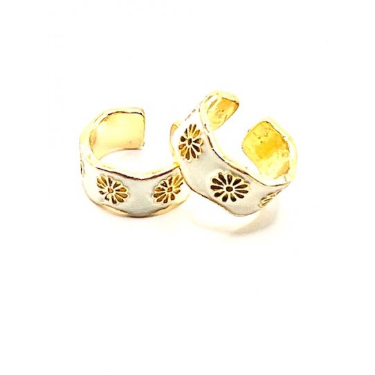 Bague en laiton dor maill