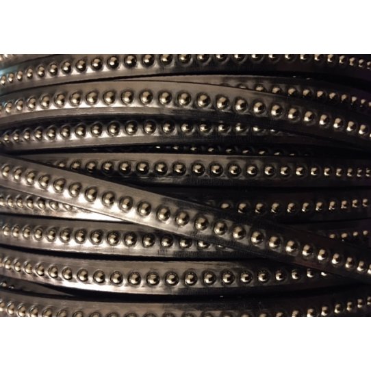 Ball metallic leather