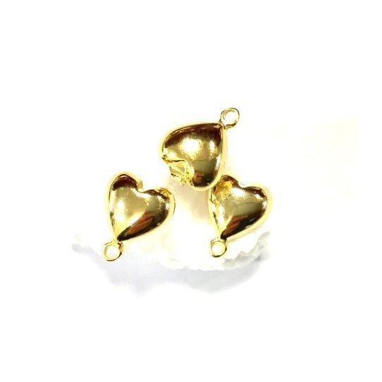 Boucle d'oreille  clou en forme de coeur