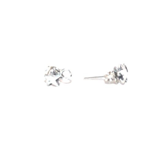 Boucles d'oreille  clous forme toile