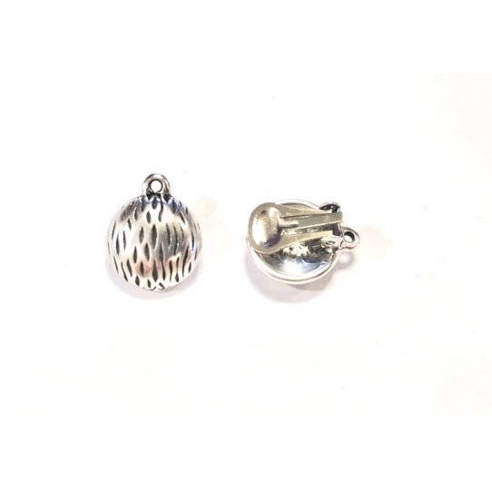 Boucles d'oreilles  clips avec motif
