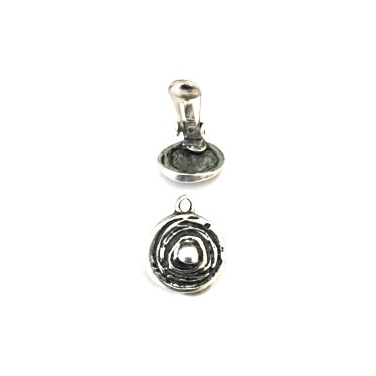 Boucles d'oreilles  clips en argent ou en dor