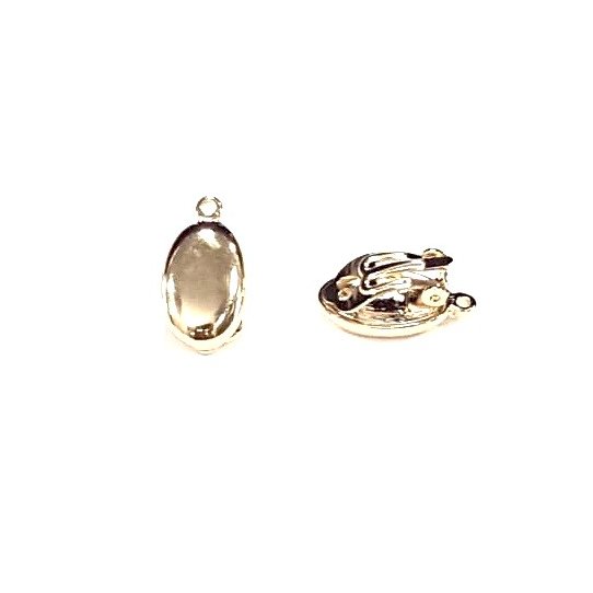 Boucles d'oreilles  clips ovales
