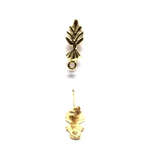 Boucles d'oreilles  clous avec motif