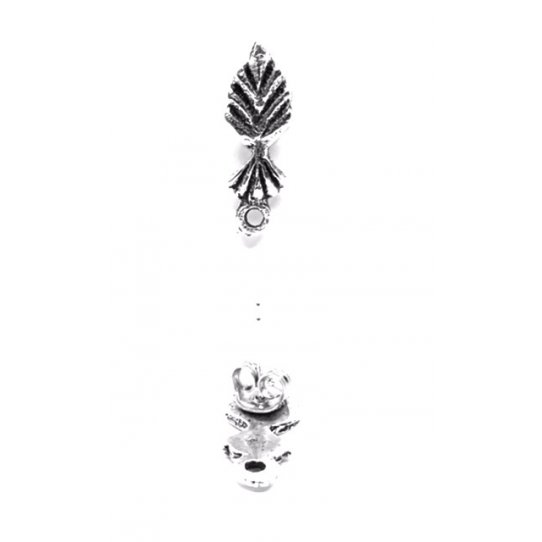 Boucles d'oreilles  clous avec motif