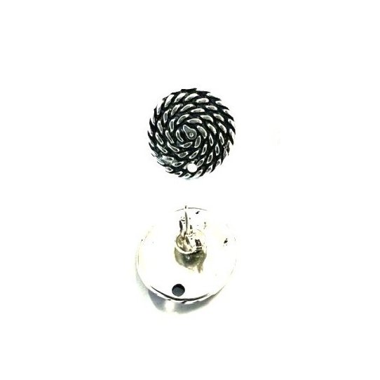 Boucles d'oreilles  clous spirale 20mm