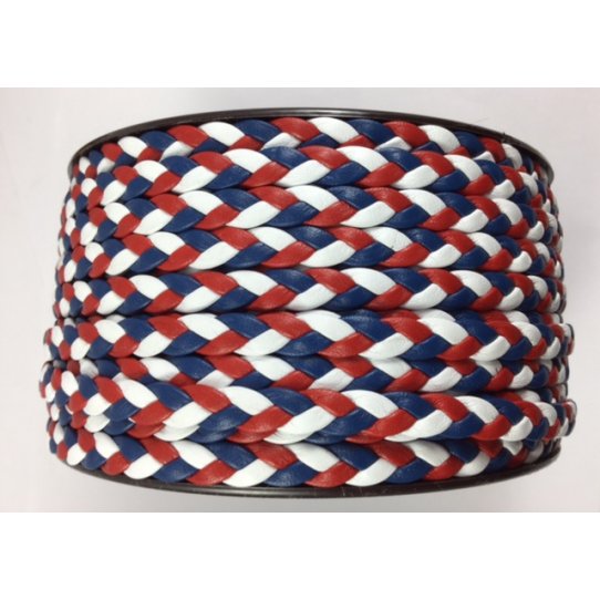 Braided 6mm double face flag for Football Europe cup