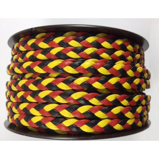 Braided 6mm double face flag for Football Europe cup