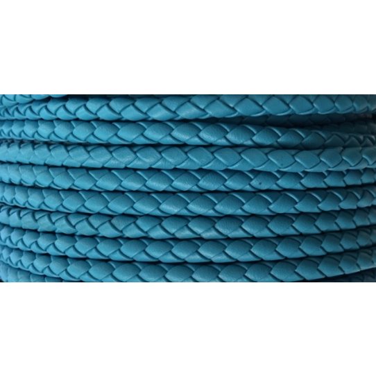 Braided leather 5mm round for MAN