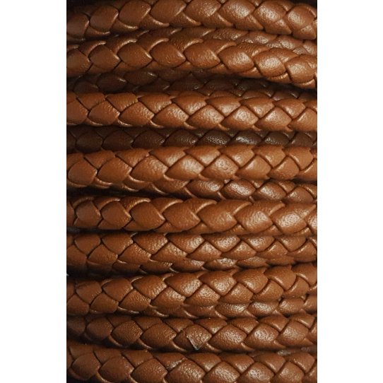 Braided leather 5mm round for MAN