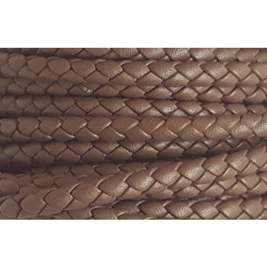 Braided leather 5mm round for MAN