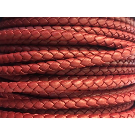 Braided leather 5mm round for MAN