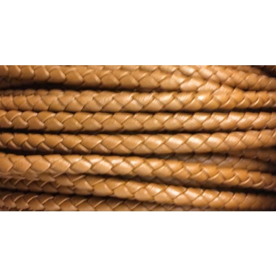 Braided leather 5mm round for MAN