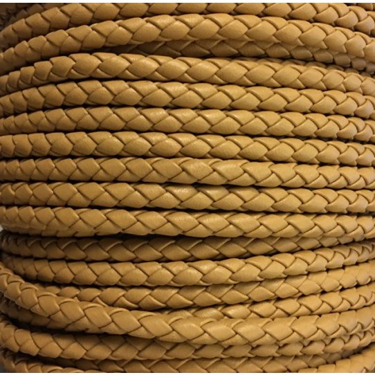 Braided leather 5mm round for MAN