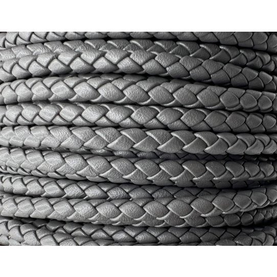 Braided leather 5mm round for MAN