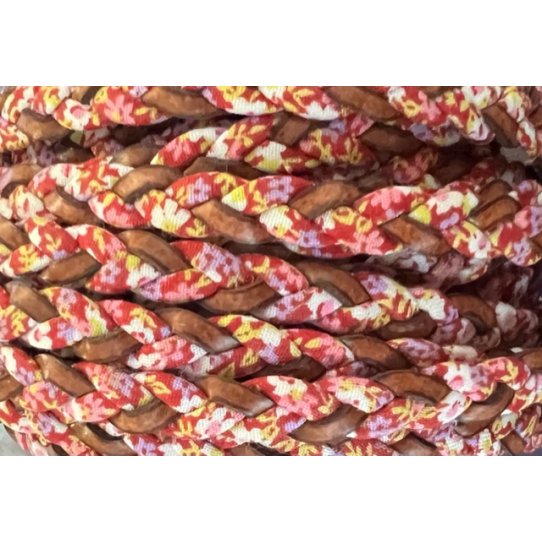 Braided leather liberty pattern