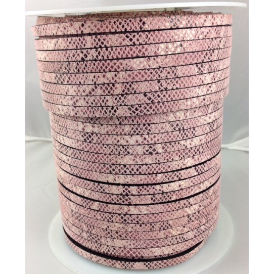 Calf leather with snake pattern 5mm, 4.17 ht /m is  5 ttc