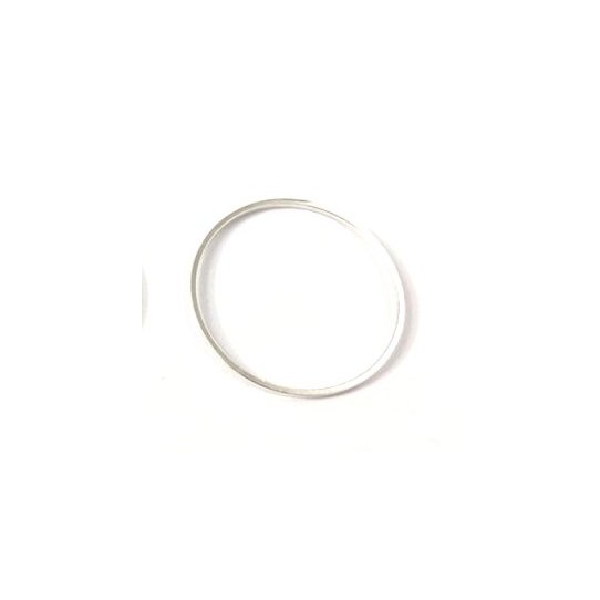Cercle en laiton 30mm plaqu en France, or ou argent