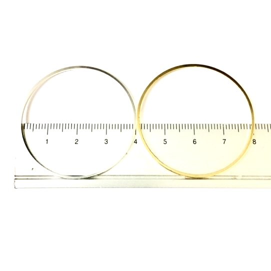 Cercle laiton 40 mm, plaqu en France