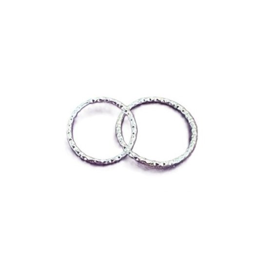 Cercles enlacs TOI ET MOI  en laiton, plaqus en France