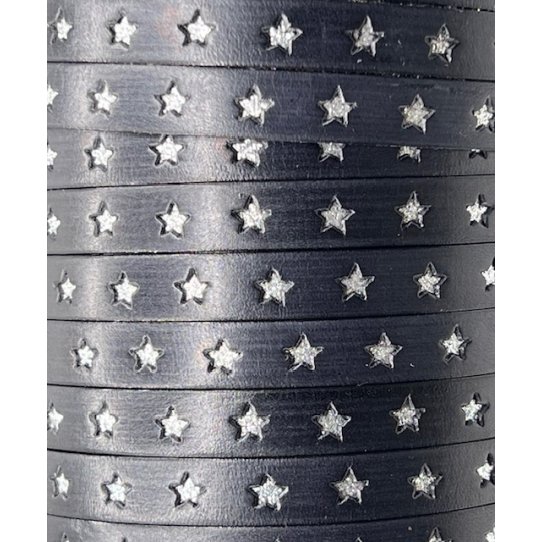 Cuir 10mm toile incruste