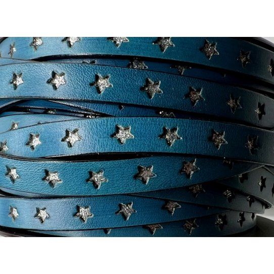 Cuir 10mm toile incruste