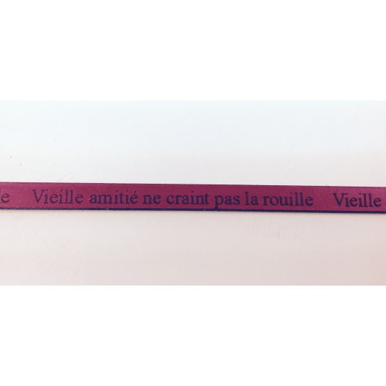 Cuir 5mm VIEILLE AMITI NE CRAINT PAS LA ROUILLE