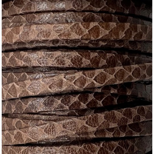 Cuir Chvre - Motif Serpent - 5mm