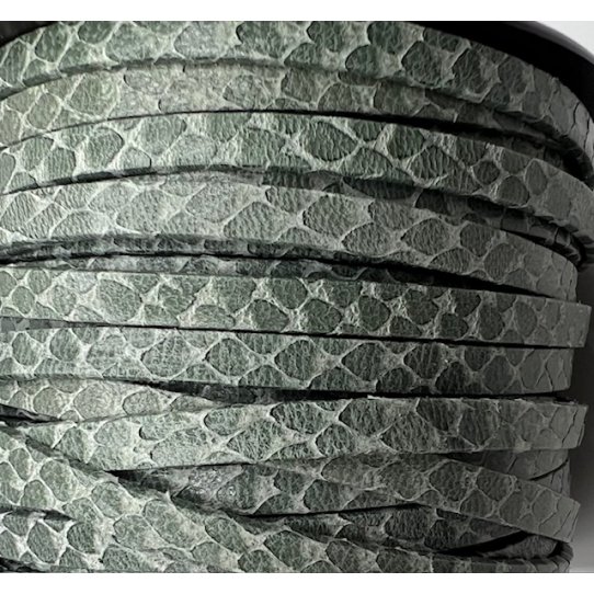 Cuir Chvre - Motif Serpent - 5mm