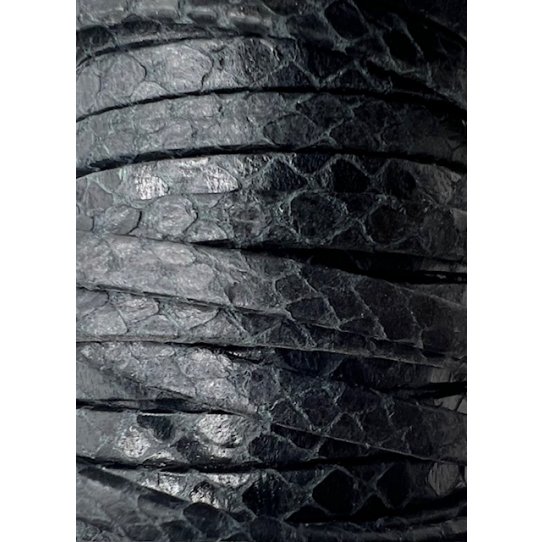 Cuir Chvre - Motif Serpent - 5mm