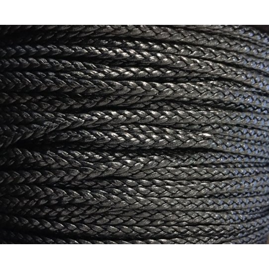 Cuir d'agneau tress 3mm-qualit joallerie-NOUVELLES COULEURS