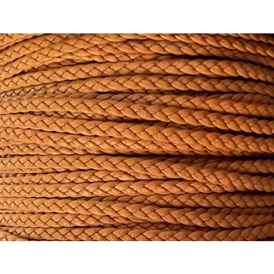 Cuir d'agneau tress 3mm-qualit joallerie-NOUVELLES COULEURS
