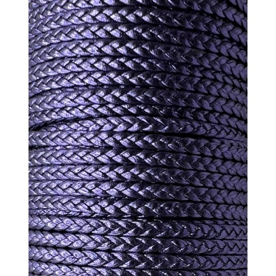 Cuir d'agneau tress� 3mm-qualit� joallerie-NOUVELLES COULEURS