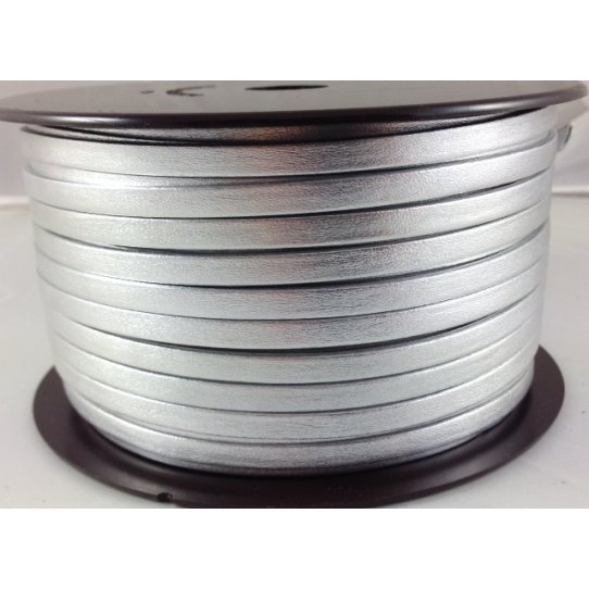 Cuir de chèvre métallisé 5mm
