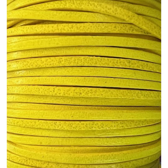 cuir de veau 3mm plat fluo