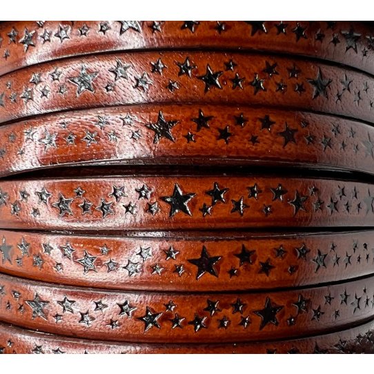 CUIR DE VEAU 8MM AVEC MOTIF ETOILE