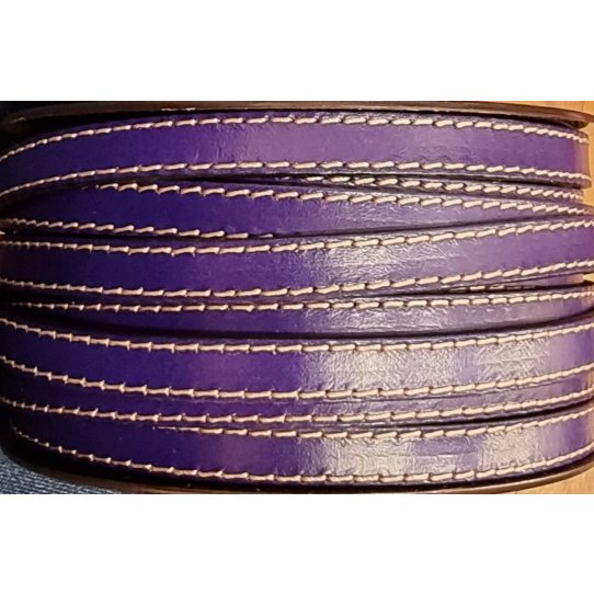 Cuir de veau cousu 10mm-nouvelles couleurs