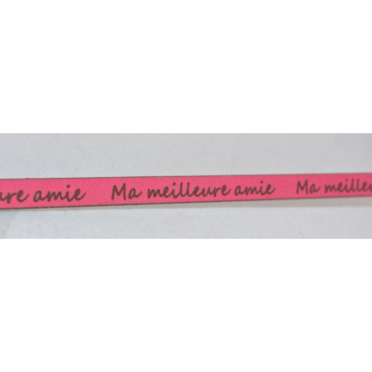 Cuir laser écriture ma meilleure amie