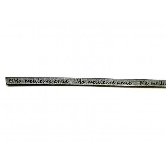 Cuir laser criture ma meilleure amie