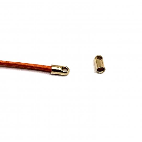Embout de finition en laiton 1.5mm plaqus argent ou Or en France