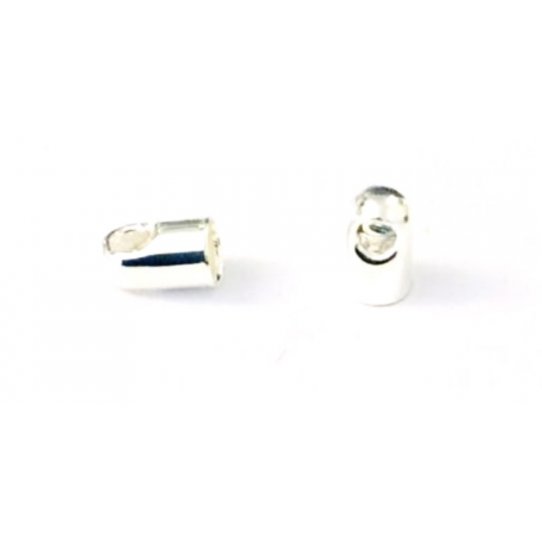 Embout en laiton 3 mm plaqu argent vif ou or en France