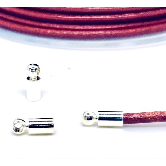 embout laiton 2.4mm plaqu argent 10 microns en France