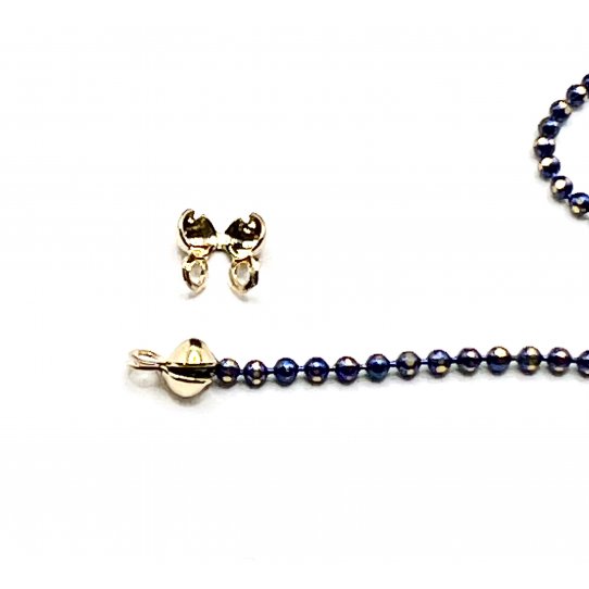 embout petite chaine bille1.5mm