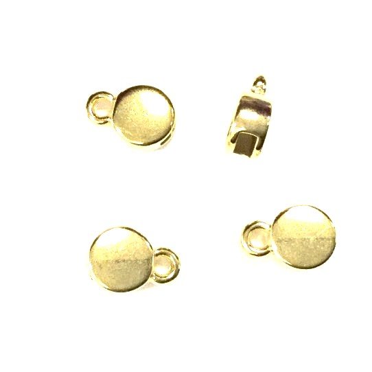 Embout rond pour cuir plat 5mm