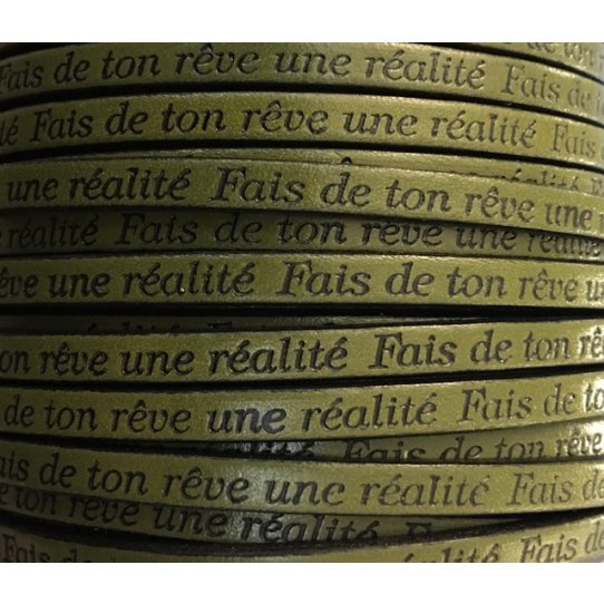 Fais de ton rêve une réalité 5mm-NOUVELLES COULEURS